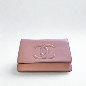 Chanel
Caviar Leather Wallet on Chain - Blush Pink
c. 2011-2012